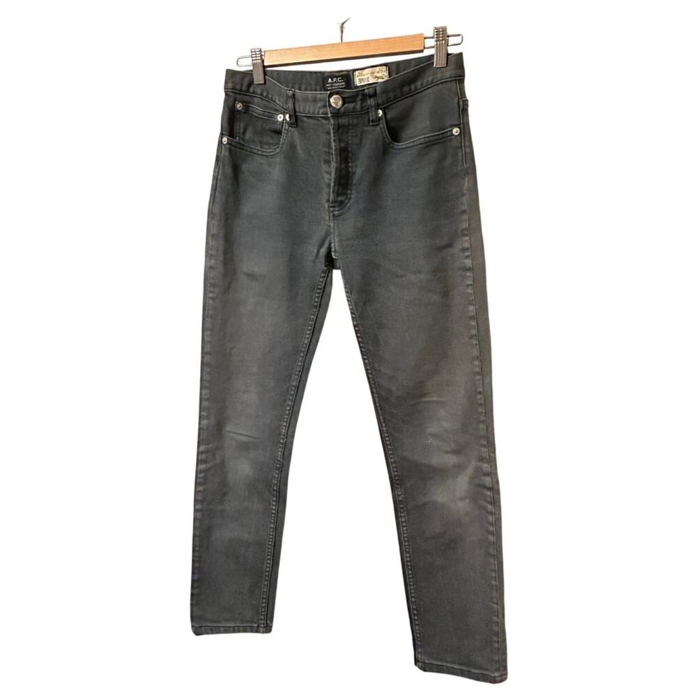 A.P.C. Petit Standard Jeans - Slim Straight, Gray Denim, Waist 29